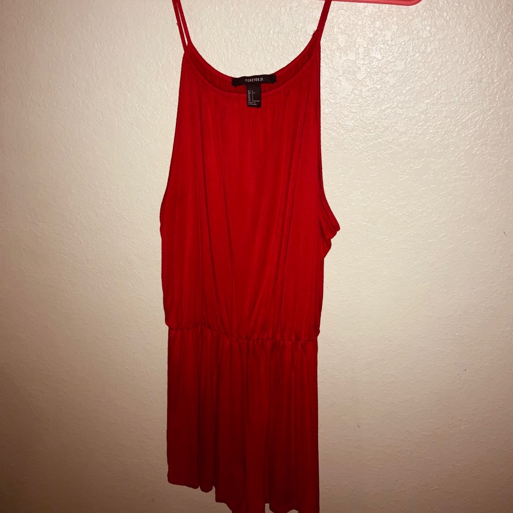 Red romper